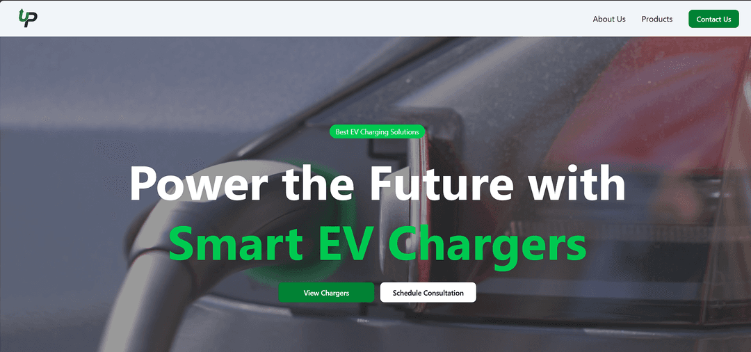 EV Chargers Website with Custom Admin Panel