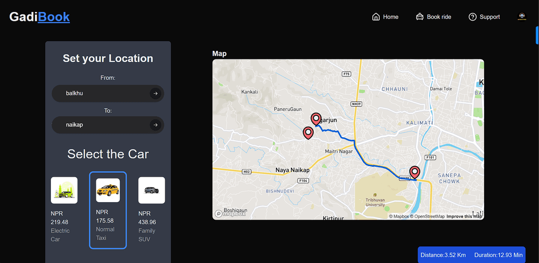 Ride Booking App